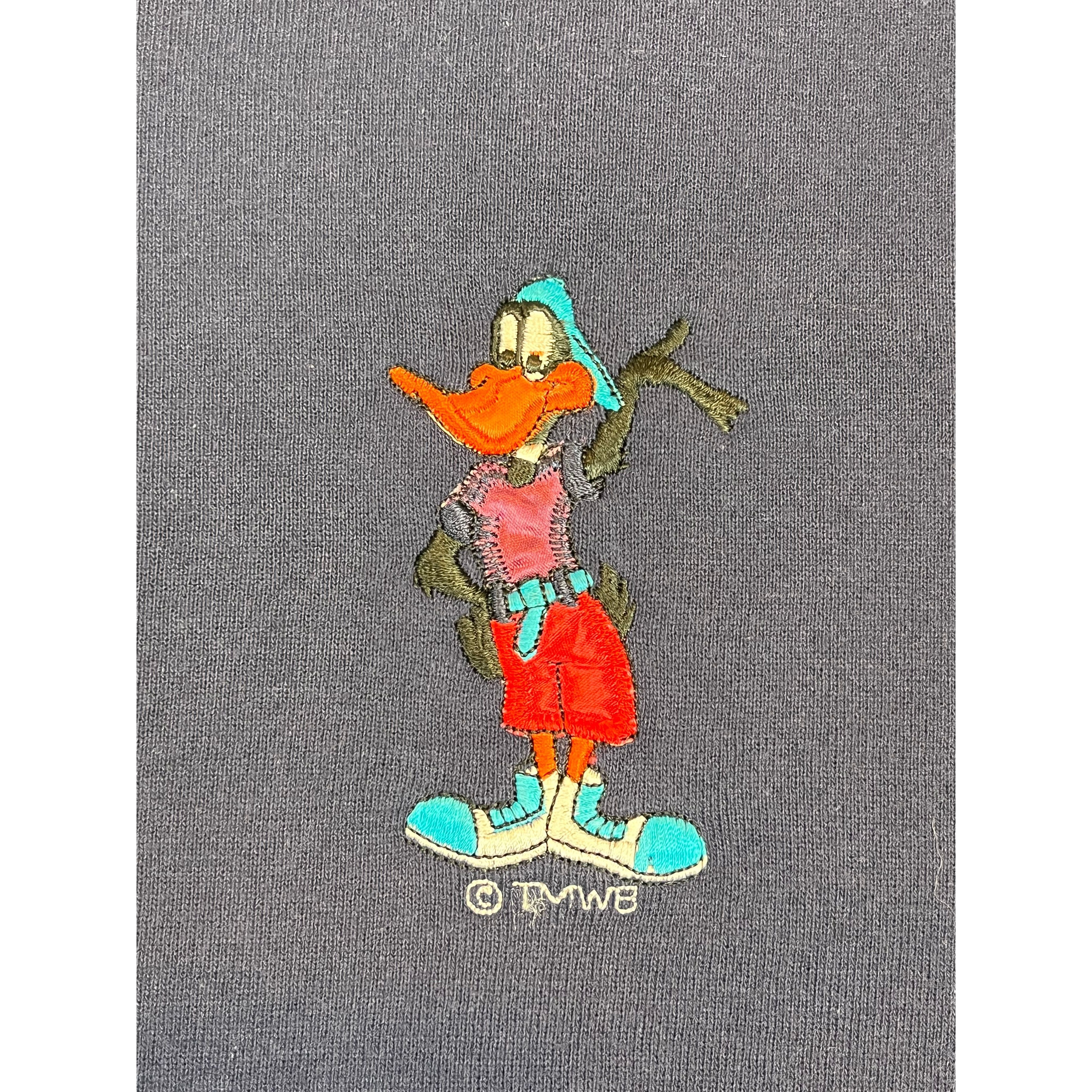 259913 (90s) Daffy Duck Looney Tunes Embroidered Crewneck
