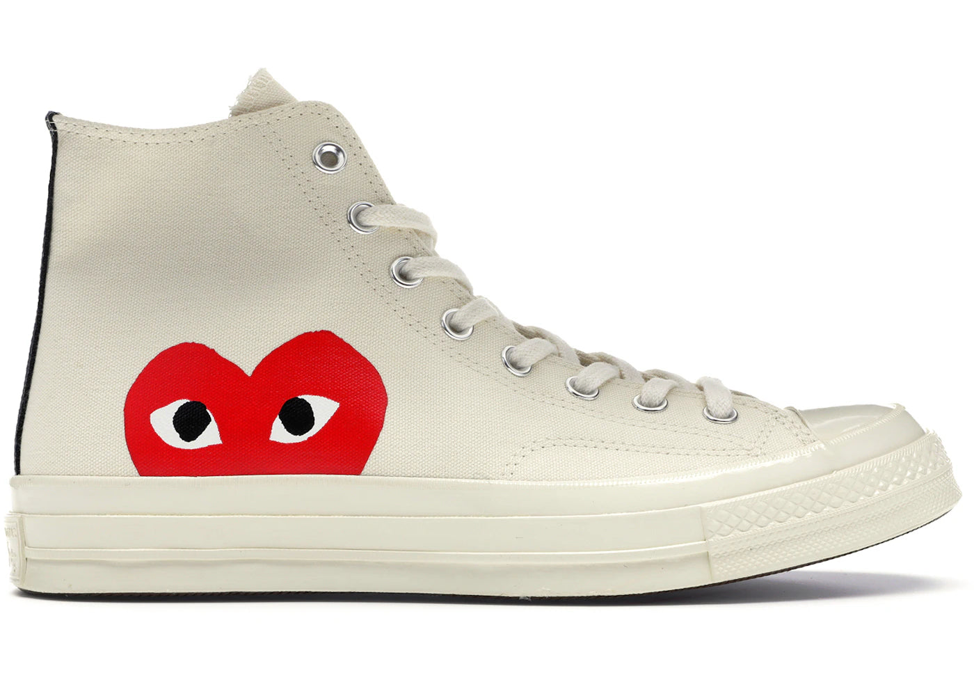 588932 Converse Chuck Taylor All Star 70 Hi Comme des Garcons PLAY White