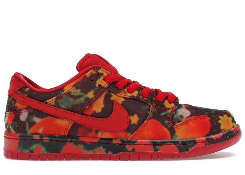 709503 Nike SB Dunk Low The Wizard of Oz Poppy Field