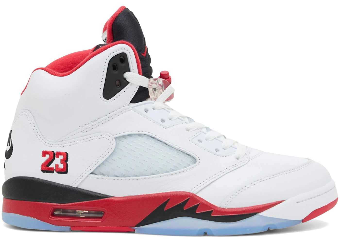 678096 Jordan 5 Retro Fire Red Black Tongue (2025)
