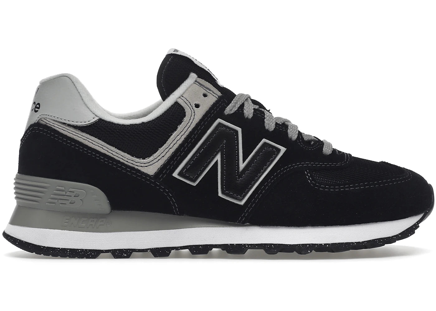 755555 New Balance 574 Black White
