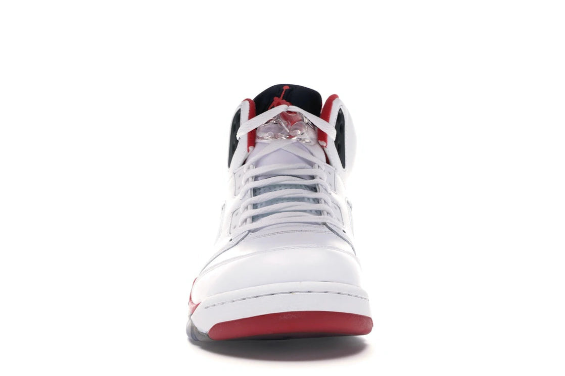 641397 Jordan 5 Retro Fire Red Black Tongue (2013)