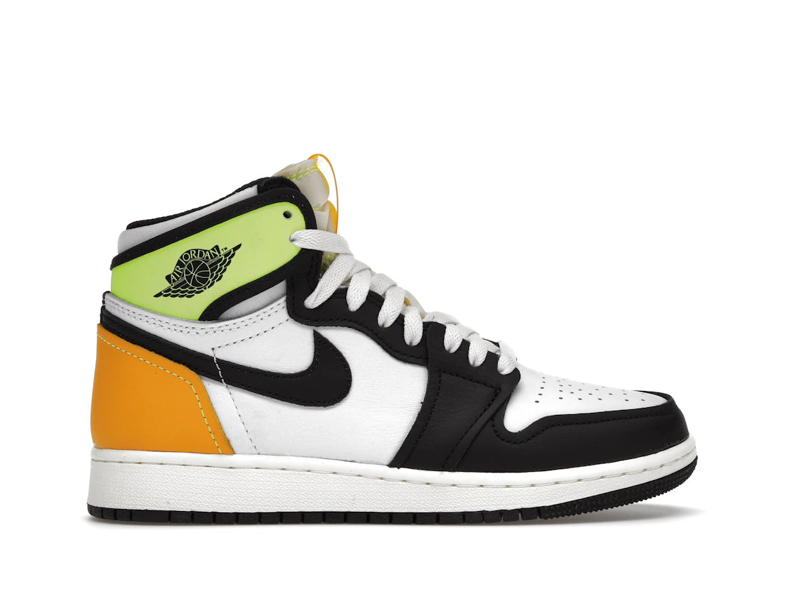 595351 Air Jordan 1 Retro High OG GS 'Volt Gold'