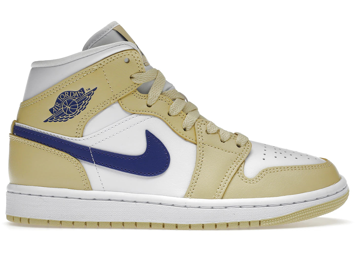 625370 Jordan 1 Mid Lemon Wash Lapis (Women's)