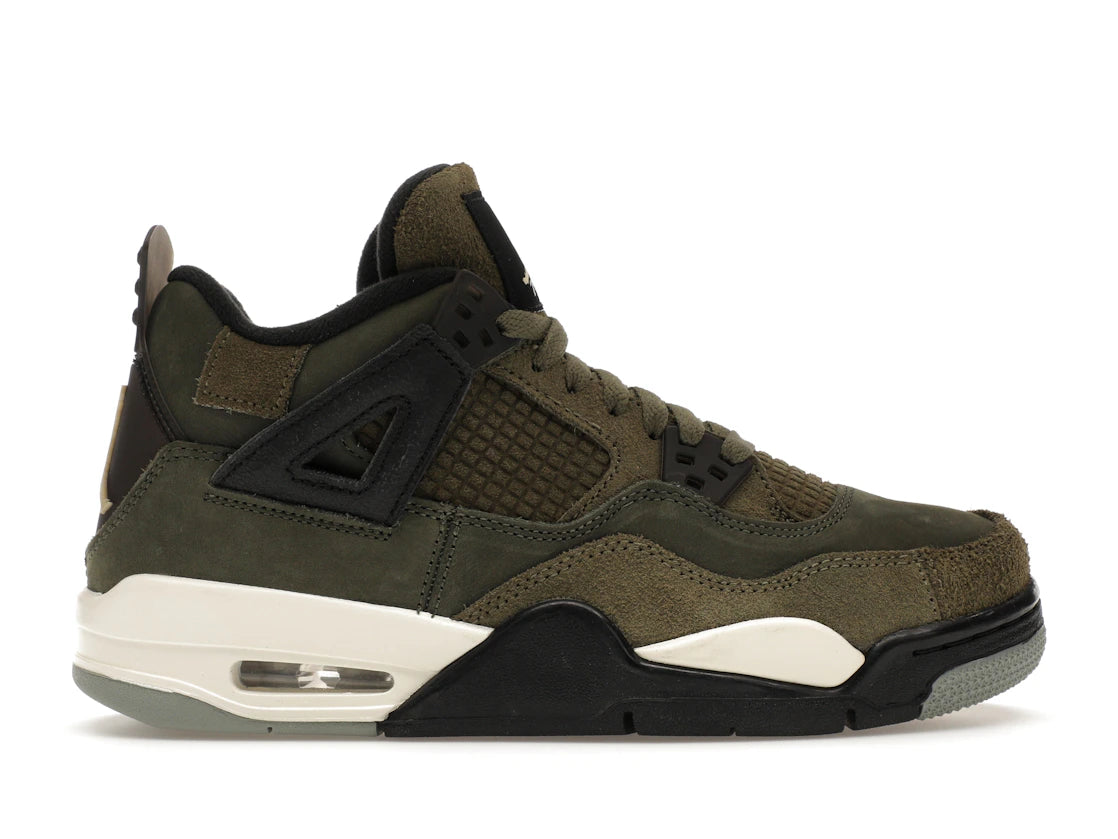 688793 Jordan 4 Retro SE Craft Medium Olive (GS)