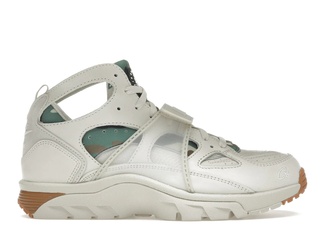 766351 Nike Air Trainer Huarache Corteiz Light Bone