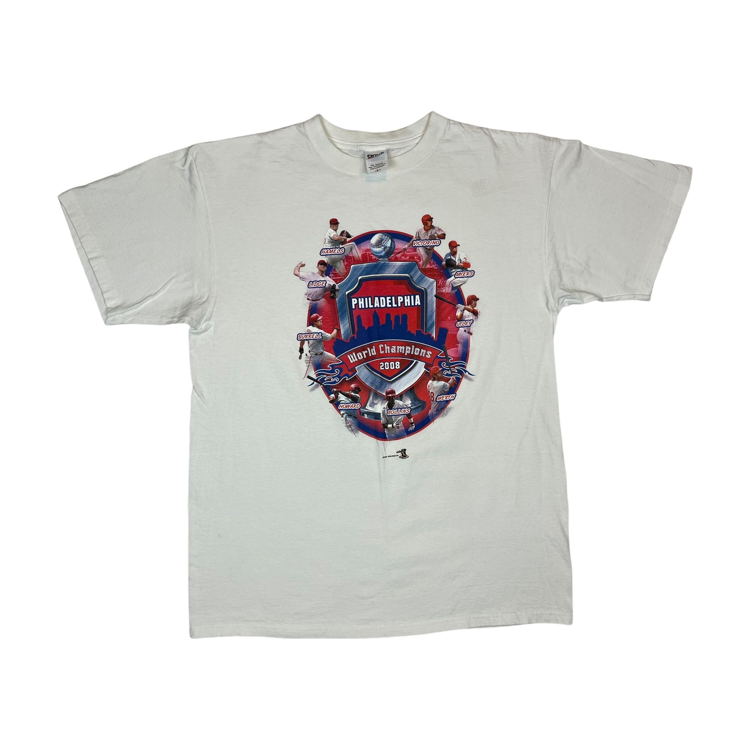 264713 (2008) Philadelphia Phillies World Series Champs Players T-Shirt
