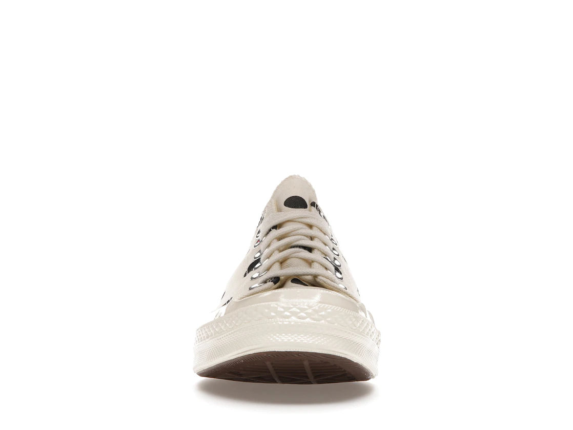 610919 Converse Chuck Taylor All Star 70 Ox Comme des Garcons PLAY Polka Dot White