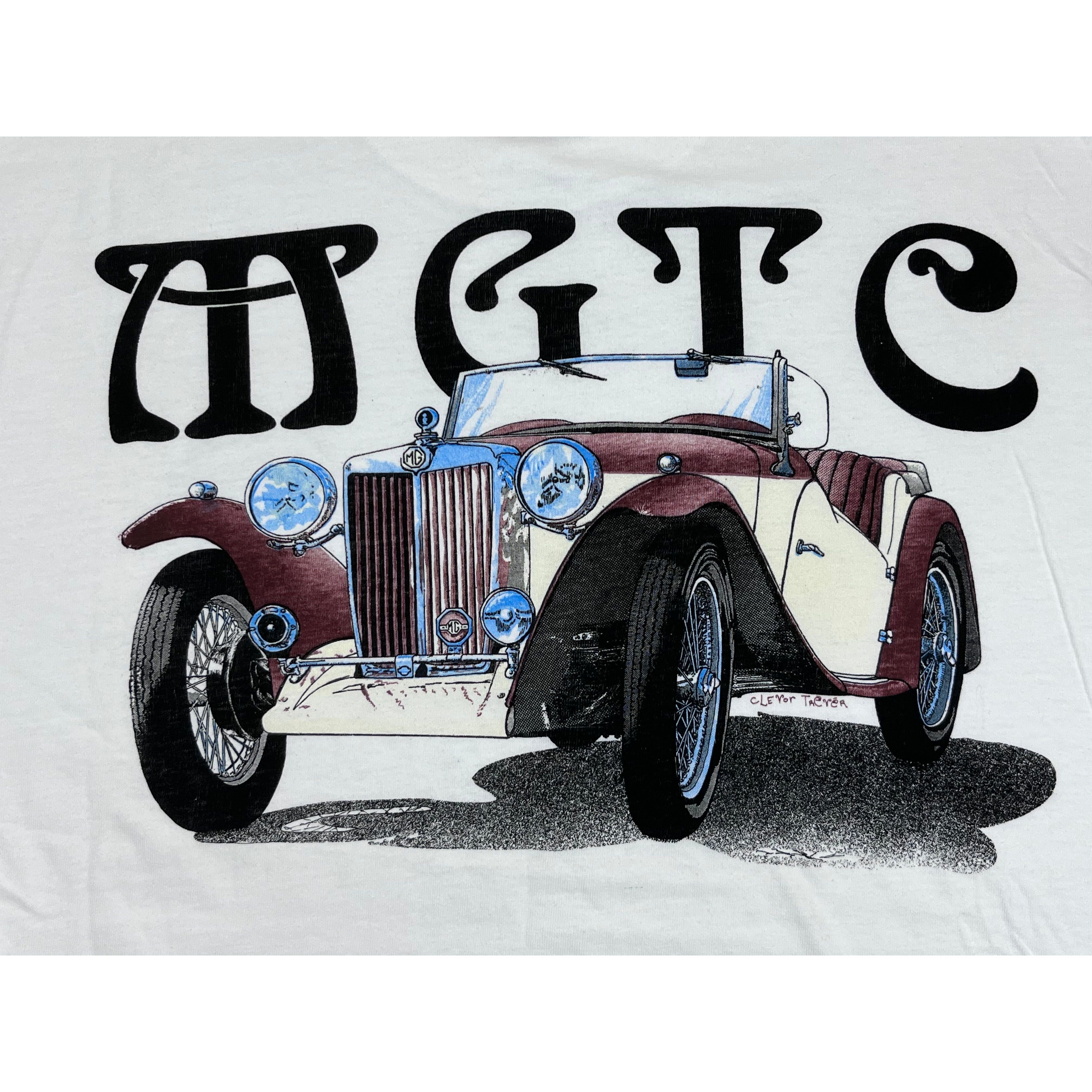 275717 (90s) MGTC Cream Cracker James Bond Classic Car T-Shirt