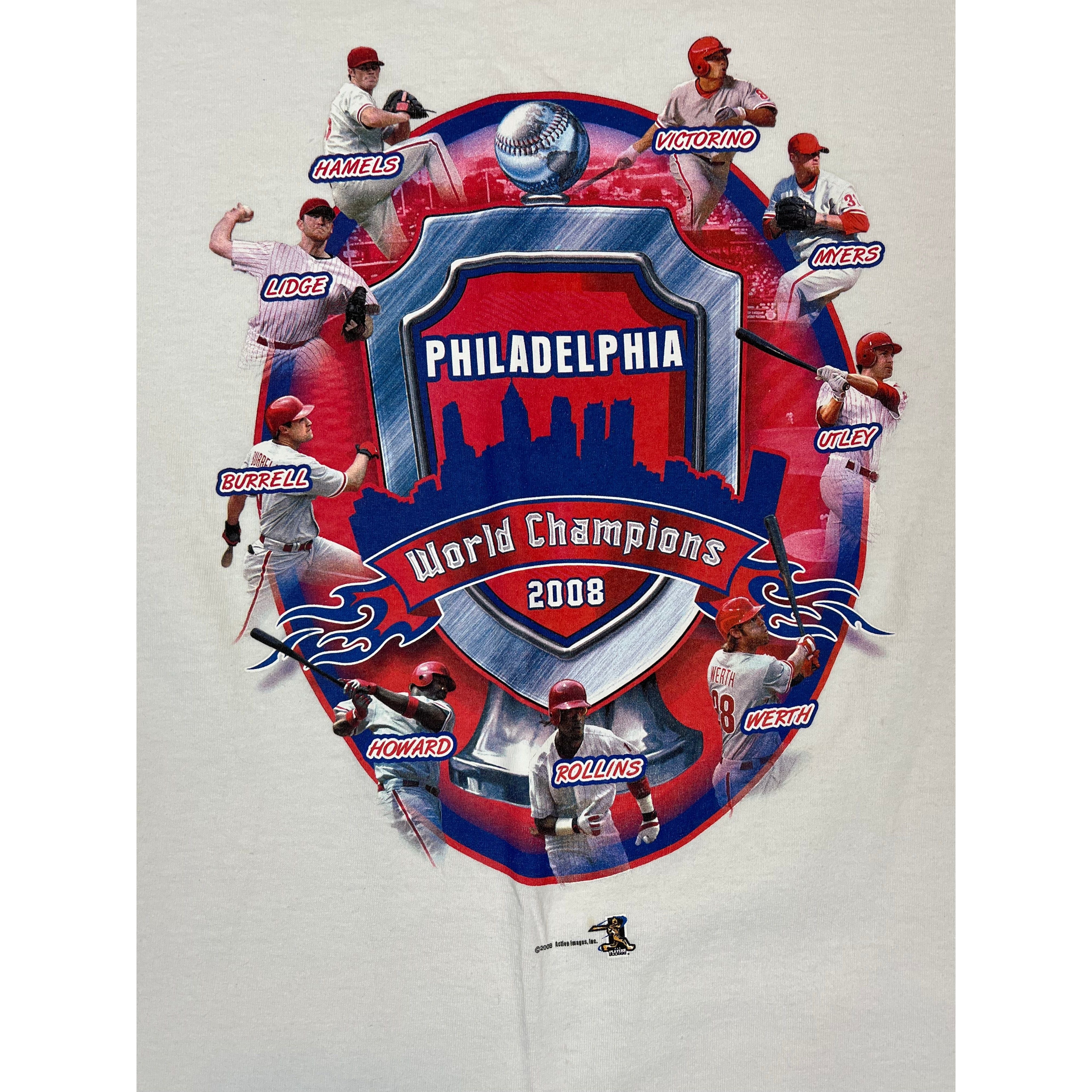 264713 (2008) Philadelphia Phillies World Series Champs Players T-Shirt