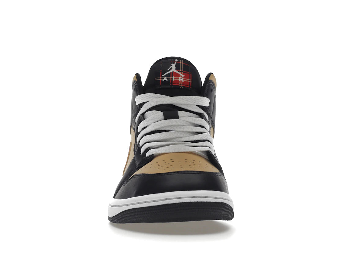 SP13051 Air Jordan 1 Mid Tartan Swoosh
