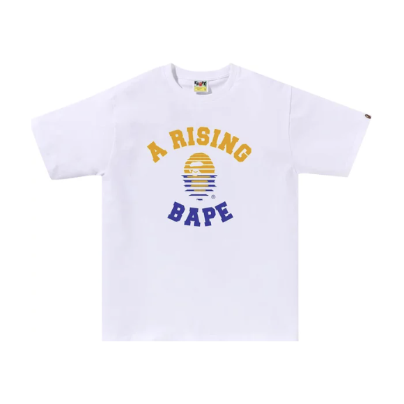 257766 BAPE A Rising Bape Tee 'White'