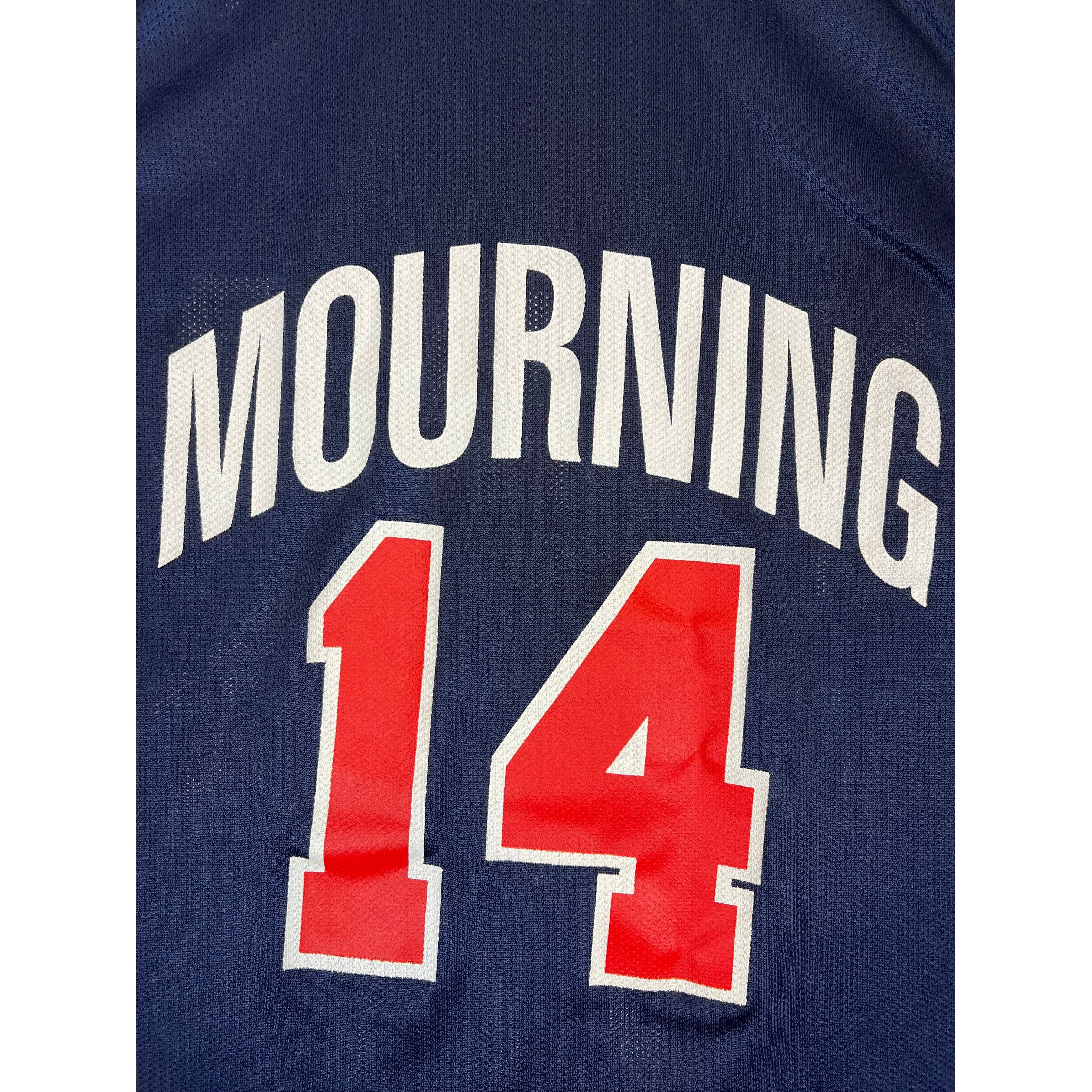 268029 (90s) Alonzo Mourning USA Olympic Basketball Champion Jersey (48)