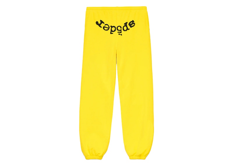 346750 Sp5der Legacy Sweatpant Yellow