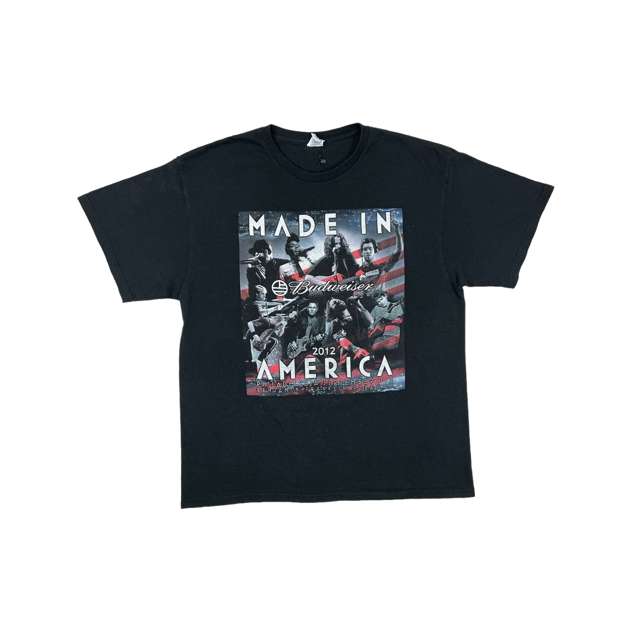 272623 (2012) Made in America Philly Drake Jay-Z Pearl Jam Concert T-Shirt