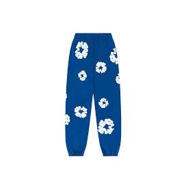 268723 Denim Tears The Cotton Wreath Sweatpants 'Royal Blue'