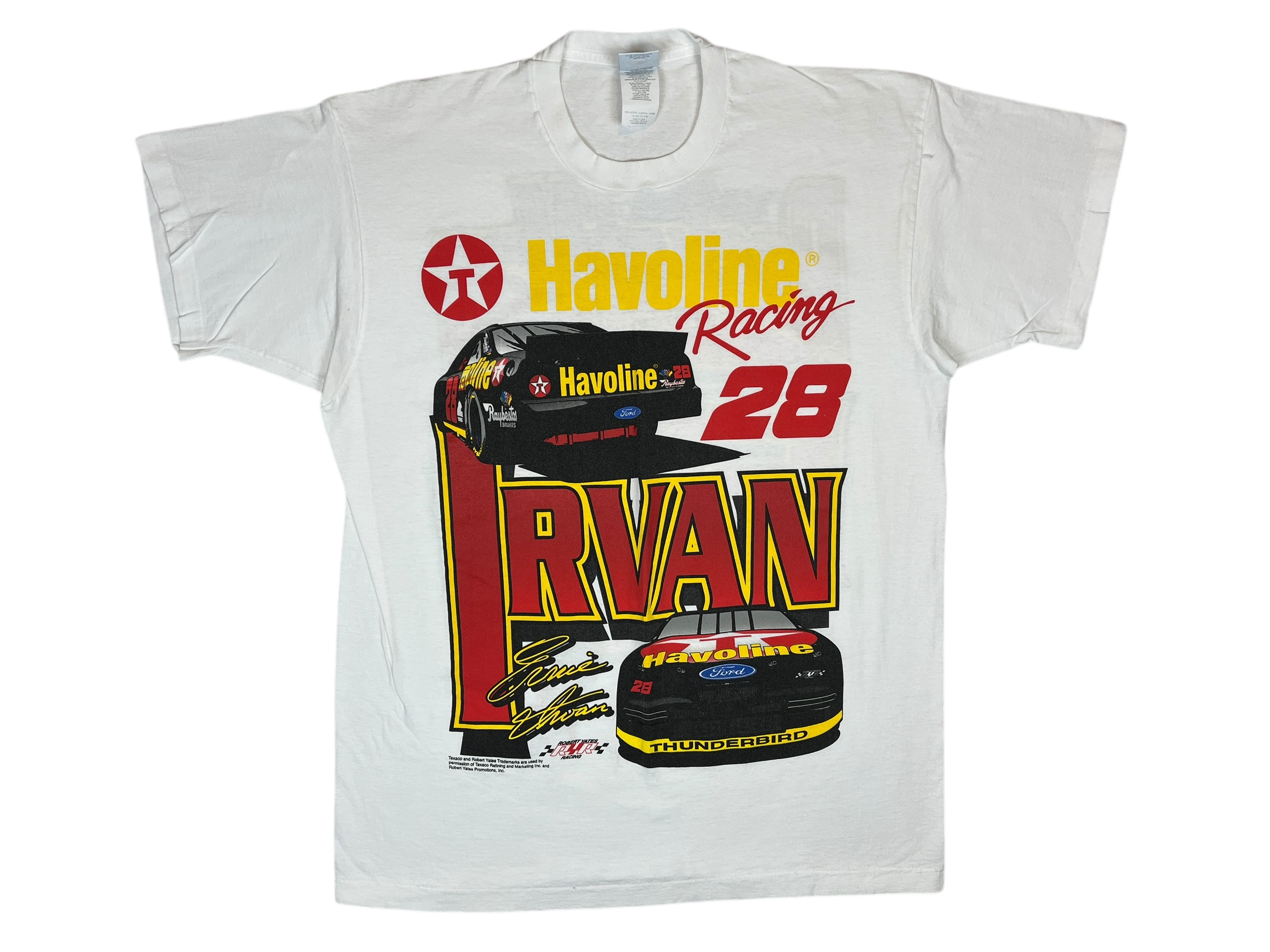 375205 (90s) Ernie Irvan 'Rocket Man' Nascar Havoline Racing T-Shirt
