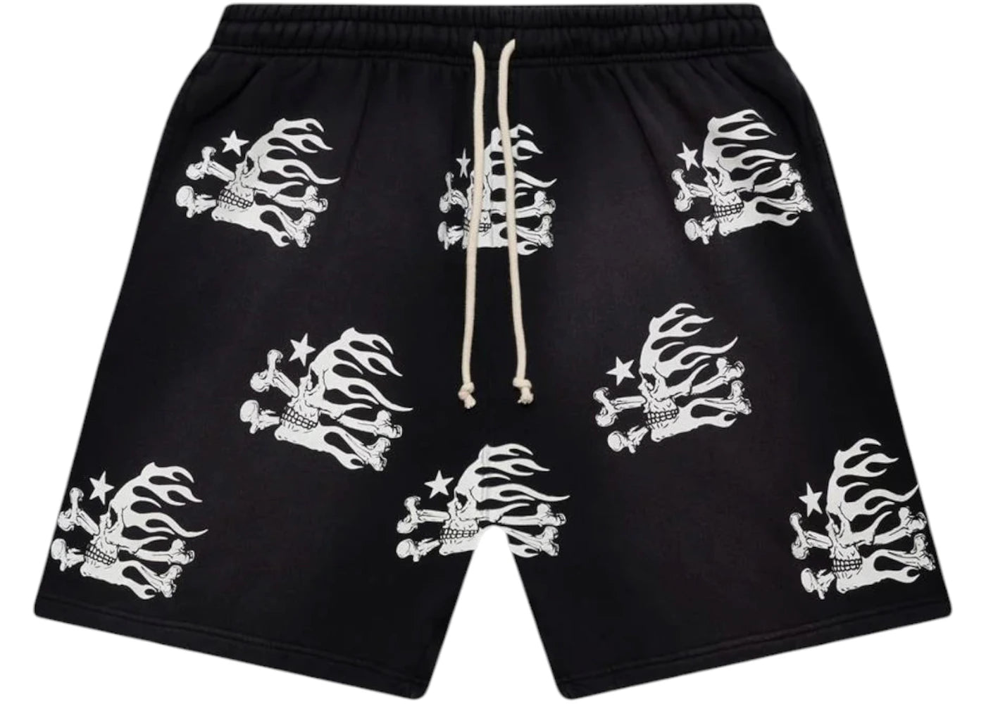573656 Hellstar Skull Shorts Black