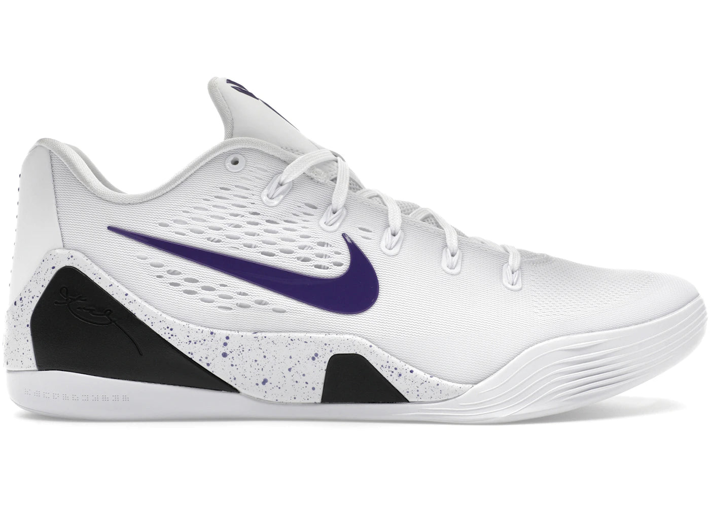 701526 Nike Kobe 9 Elite Low EM Protro White Court Purple