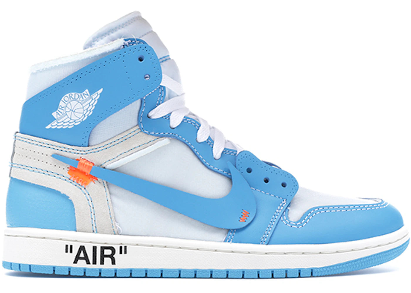 718494 Jordan 1 Retro High Off-White University Blue