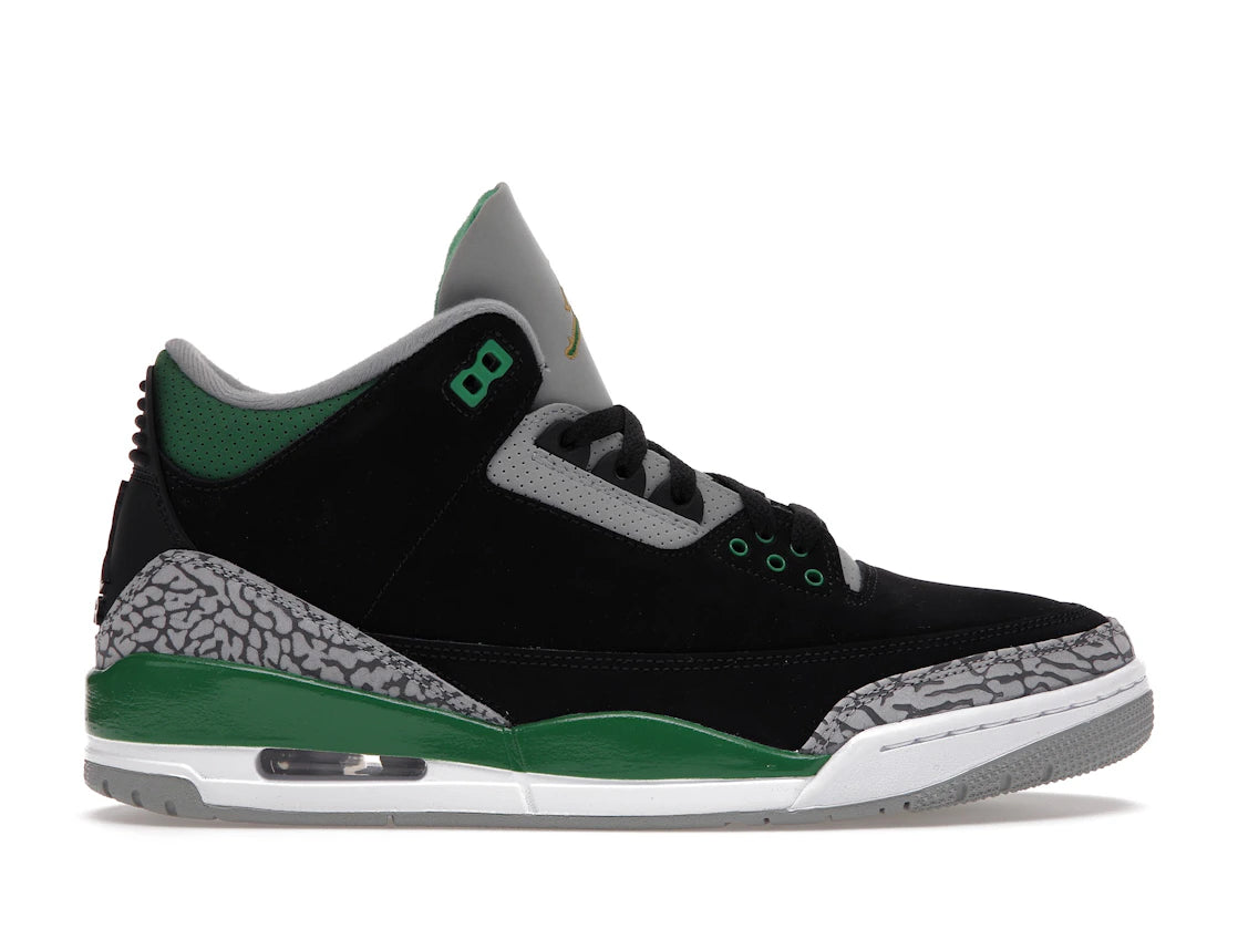 766603 Jordan 3 Retro Pine Green