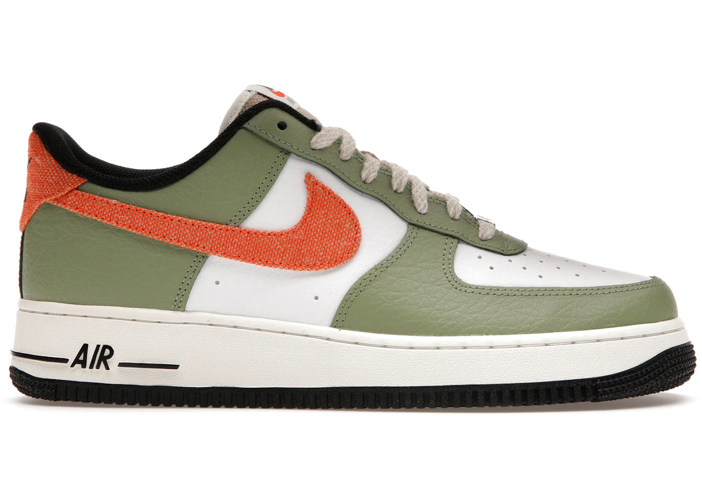 459518 Nike Air Force 1 Low '07 Oil Green Orange