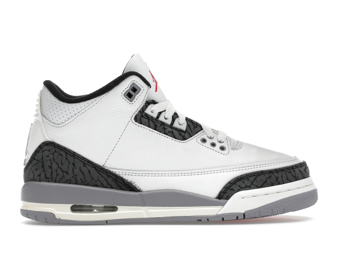262613 Jordan 3 Retro Cement Grey (GS)