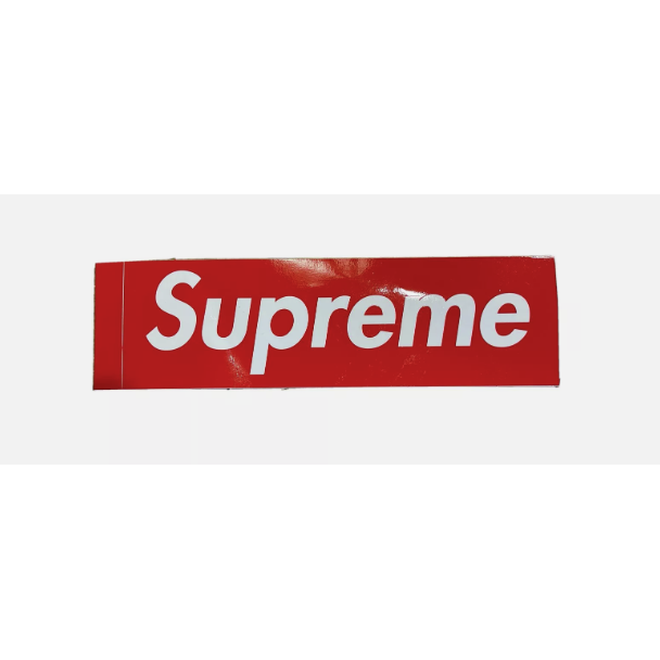 256266 Supreme Box Logo Sticker 'Red'