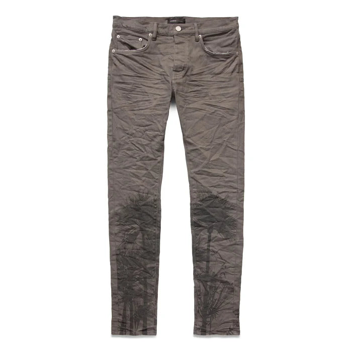 264160 Purple Brand Charcoal Palms Jeans