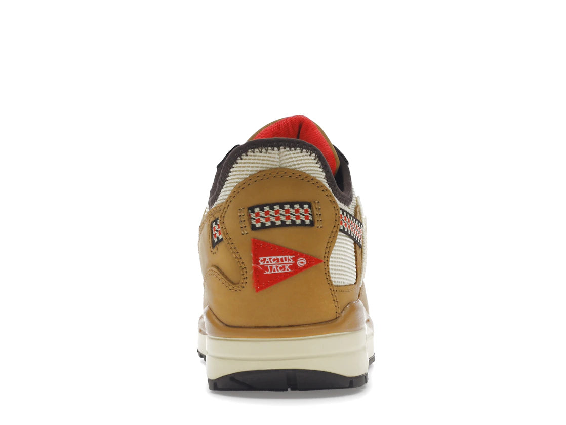 604354 Nike Air Max 1 Travis Scott Cactus Jack Wheat Lemon Drop