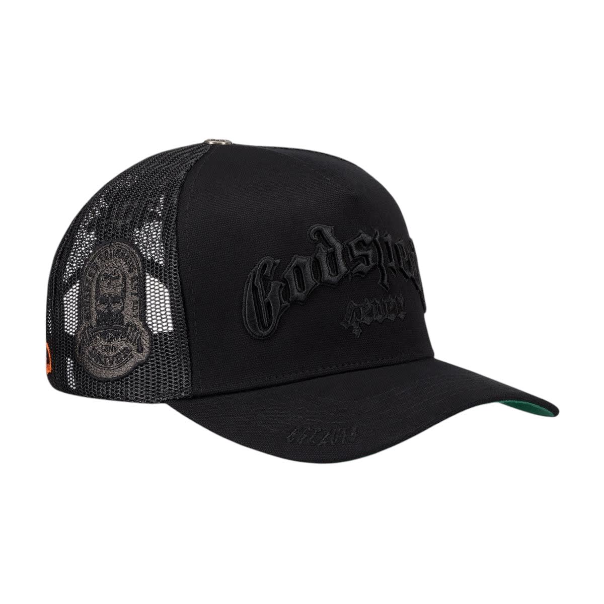 822408 Godspeed GS Forever Trucker Hat Vanta Black