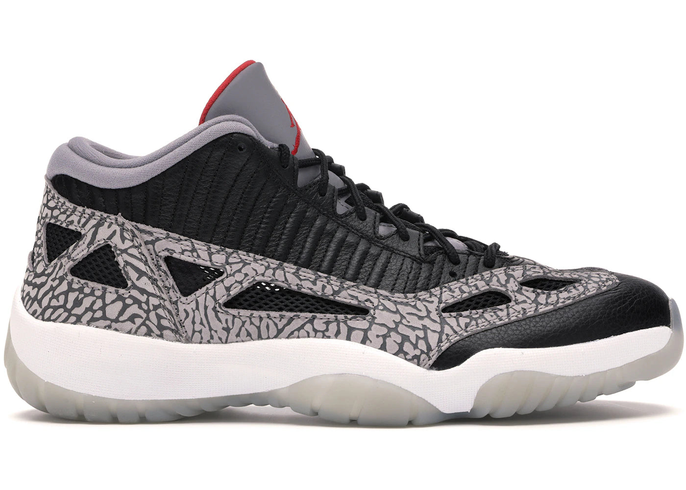 698397 Jordan 11 Retro Low IE Black Cement