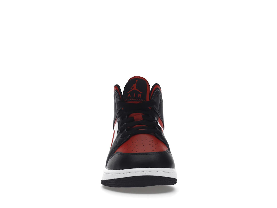 SP4768 Air Jordan 1 Mid GS 'Black Fire Red'