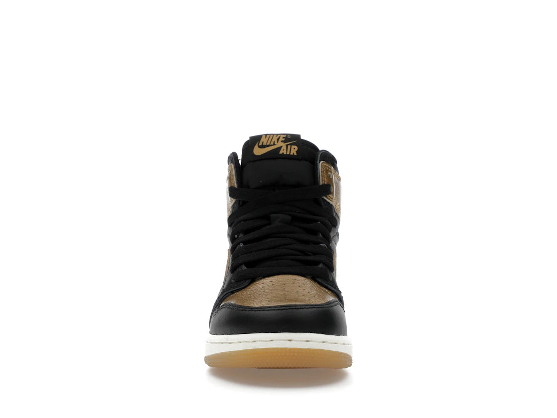 460175 Jordan 1 Retro High OG Black Metallic Gold (GS)