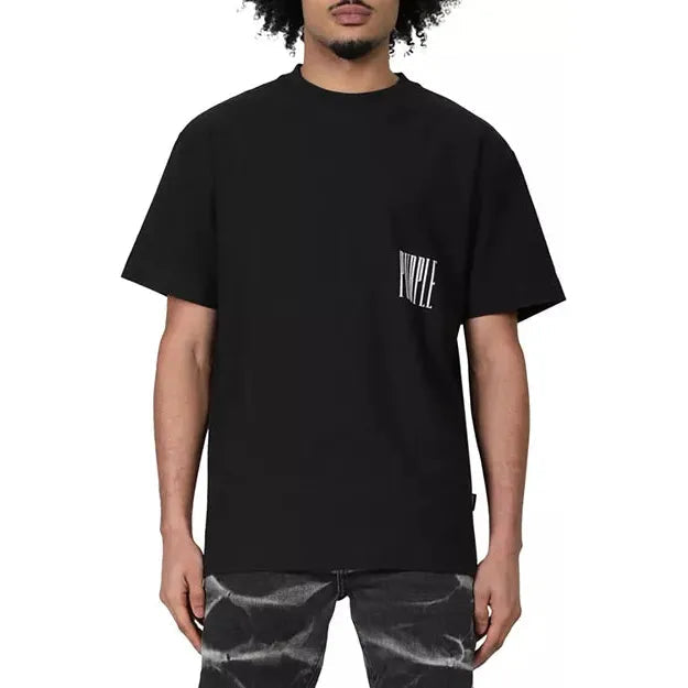 264329 Purple Brand Texture Jersey SS Tee Swirl Black Beauty
