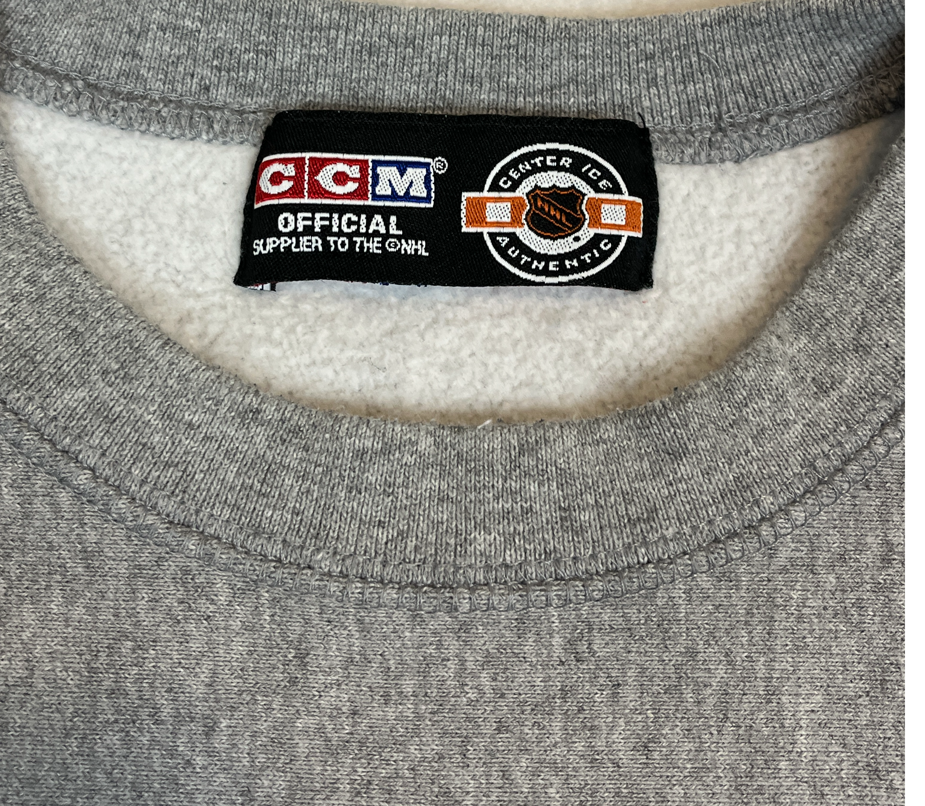 378302 (00s) Philadelphia Flyers CCM Reverse Weave Crewneck