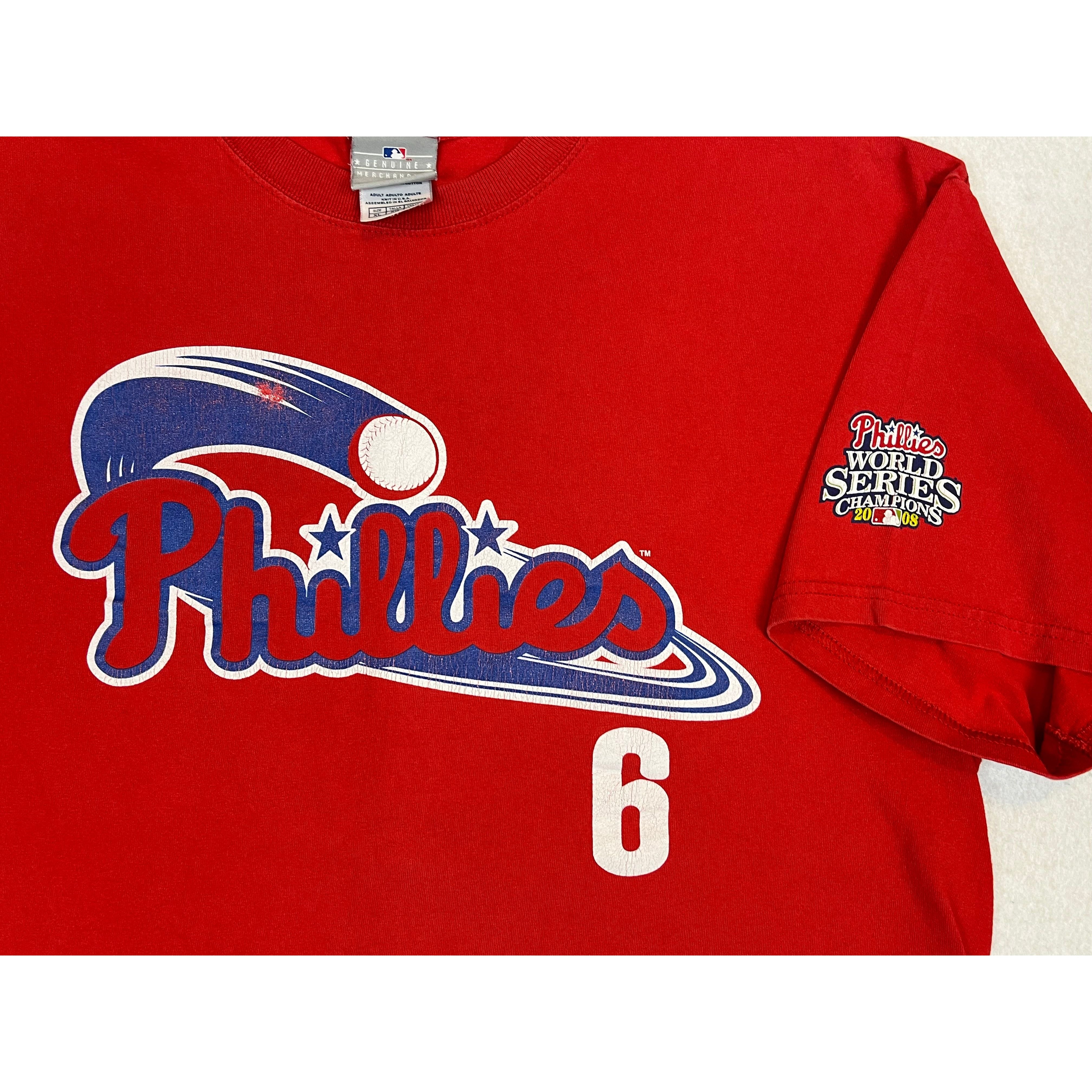 259923 (2008) Ryan Howard Phillies World Series T-Shirt Jersey