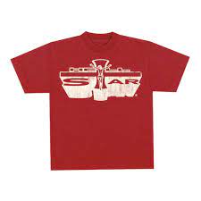 272806 Hellstar Path to Paradise Tee Jesus Emblem Red