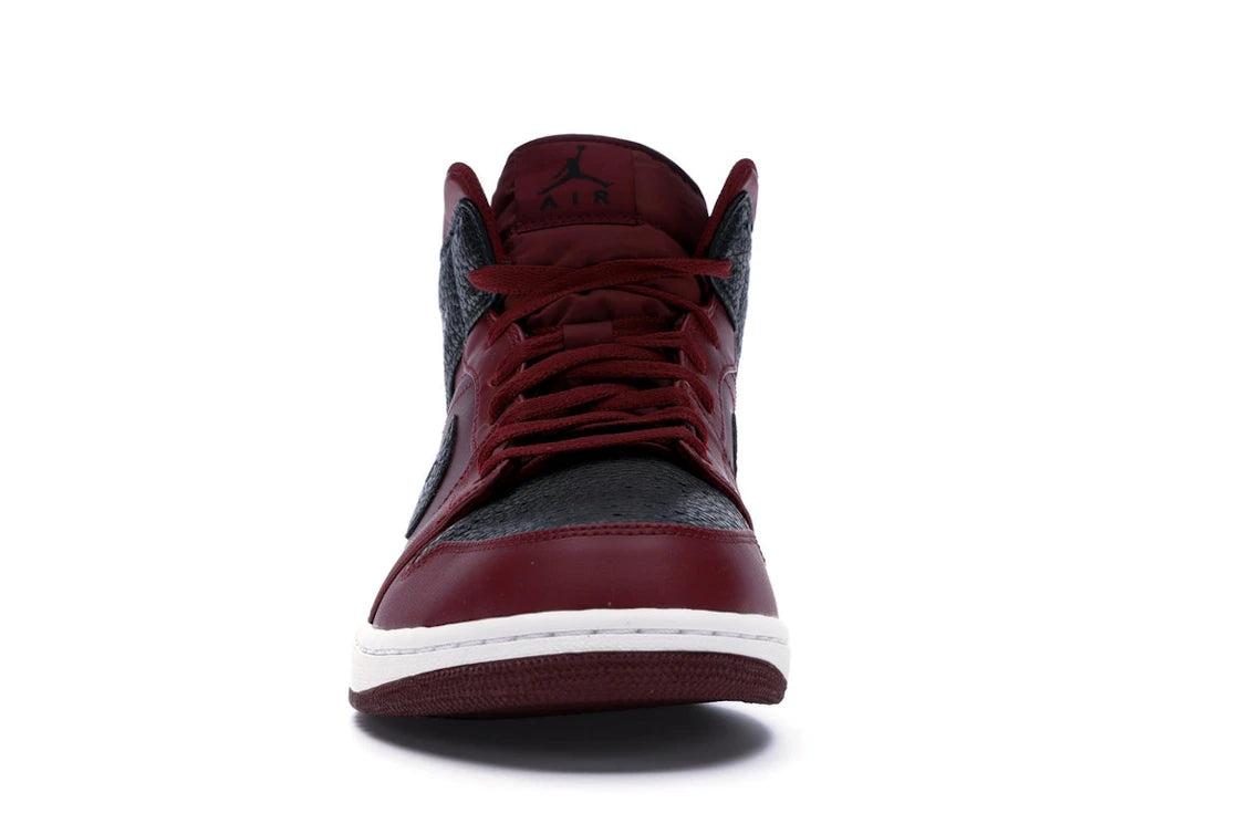 541165 Jordan 1 Retro Mid Team Red Black