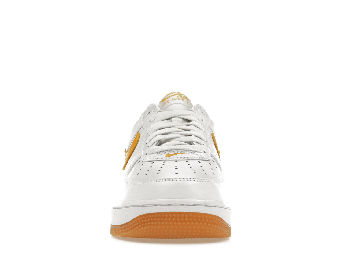 272877 Nike Air Force 1 Low Color Of The Month White University Gold
