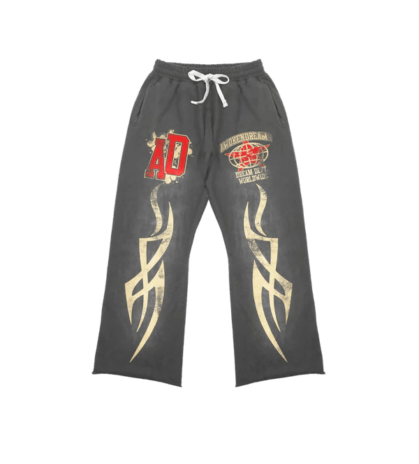 774663 Awoken Dreams Grey Varsity Sweatpants