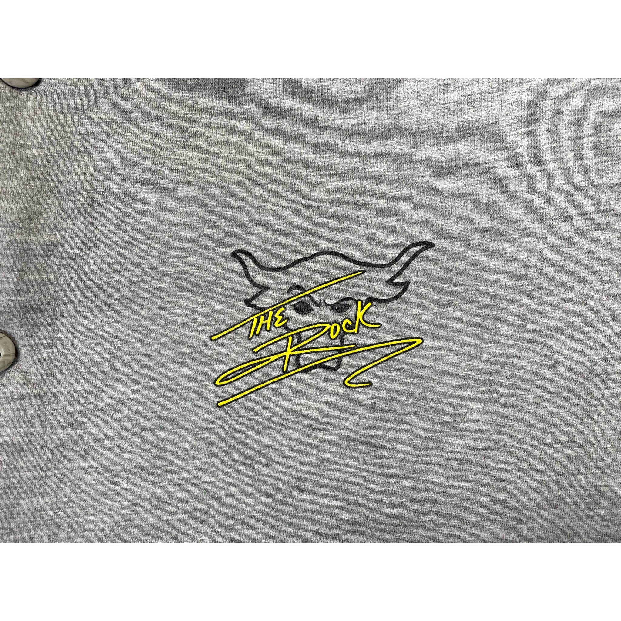271336 (2000) The Rock WWF 'Layin' the Smack Down' Cotton Baseball Jersey