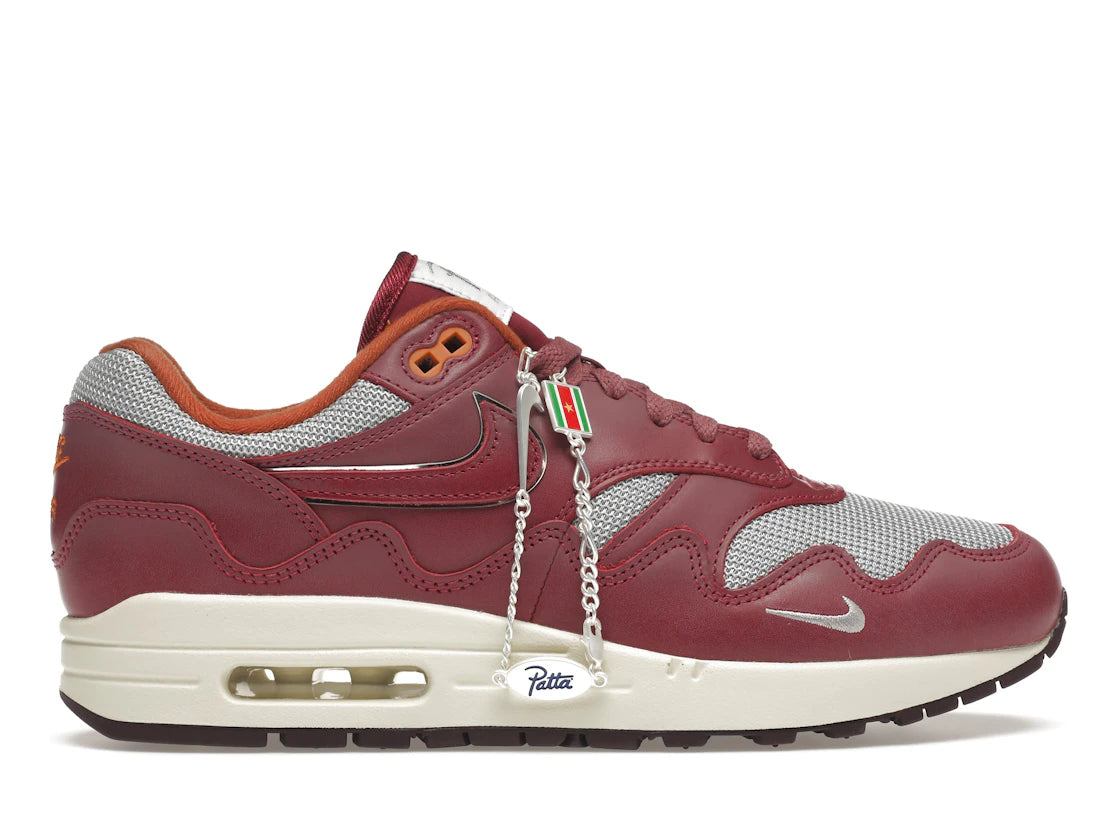 282773 Patta x Air Max 1 'Rush Maroon'