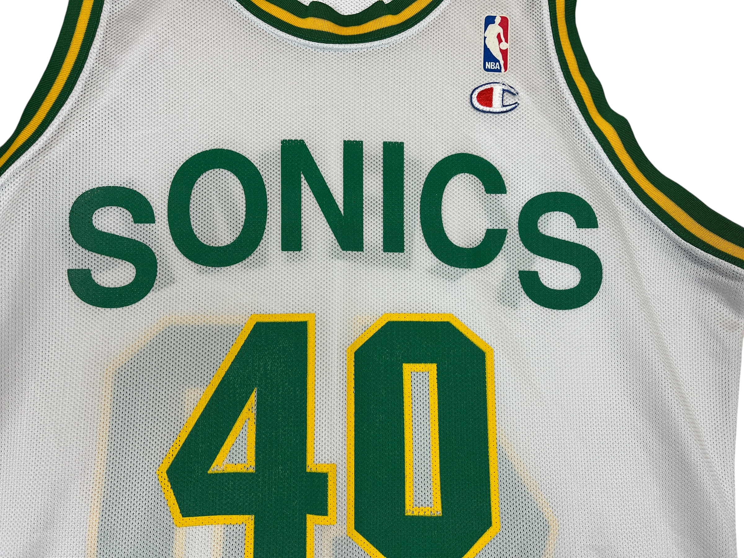 413696 (90s) Shawn Kemp Seattle Supersonics Champion Jersey