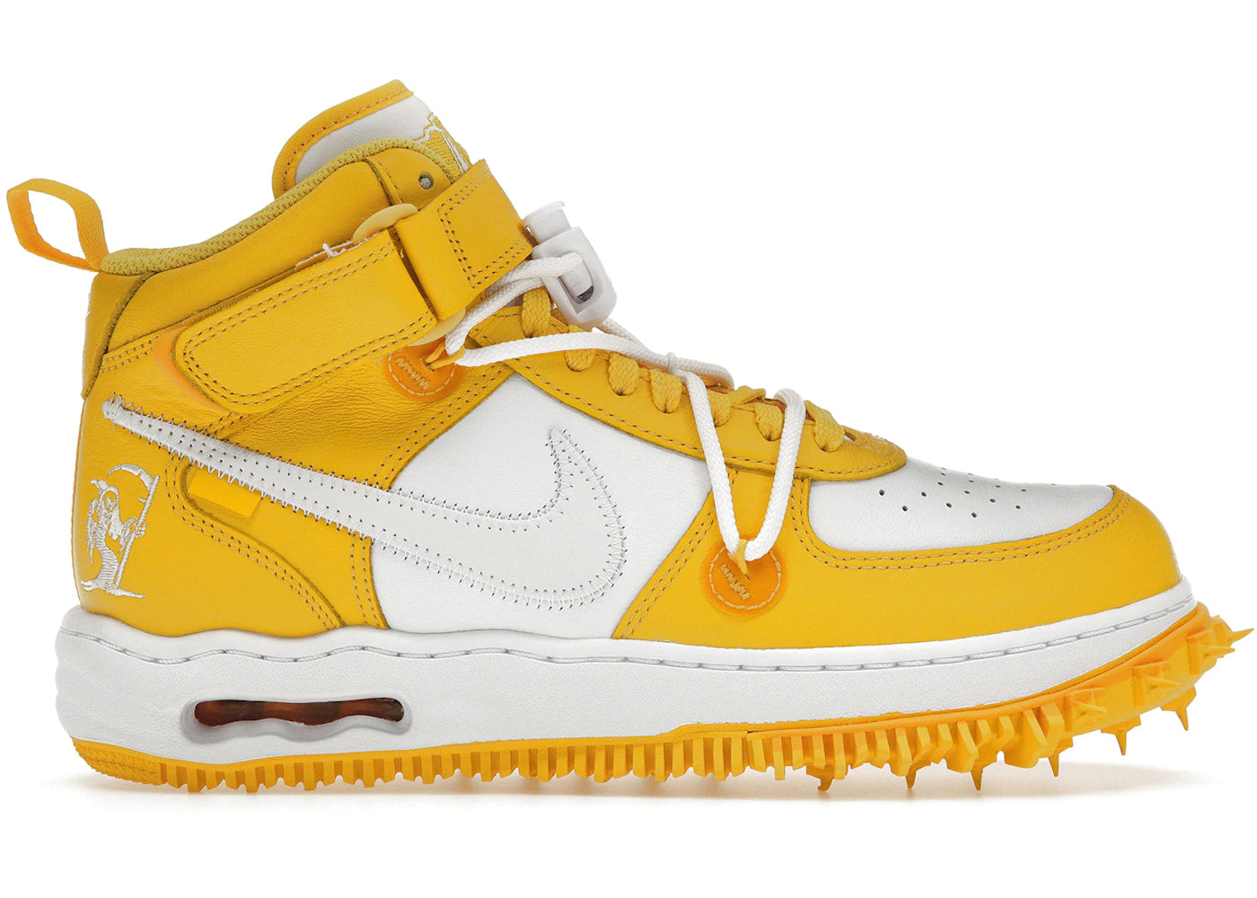 620496 Nike Air Force 1 Mid SP Off-White Varsity Maize
