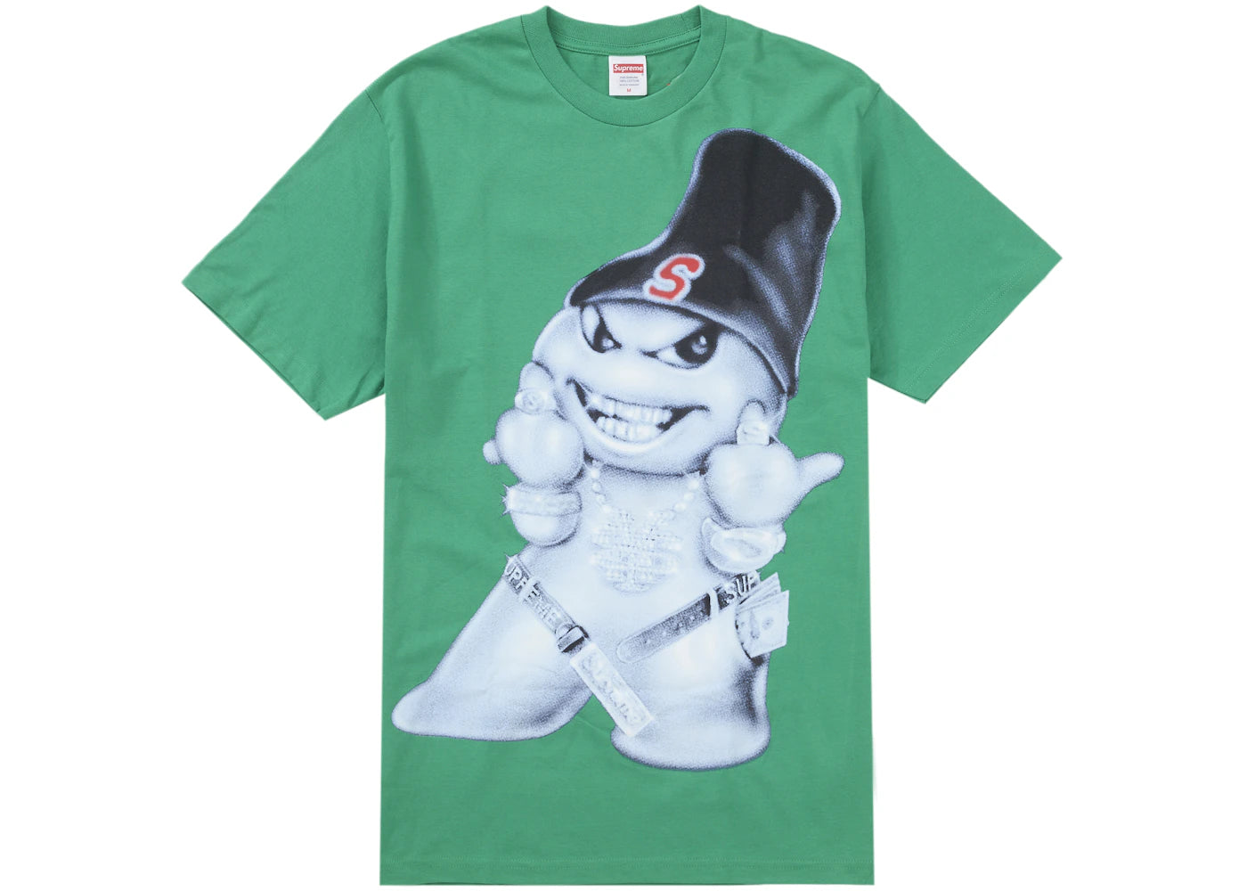 820957 Supreme Snowman Tee Green