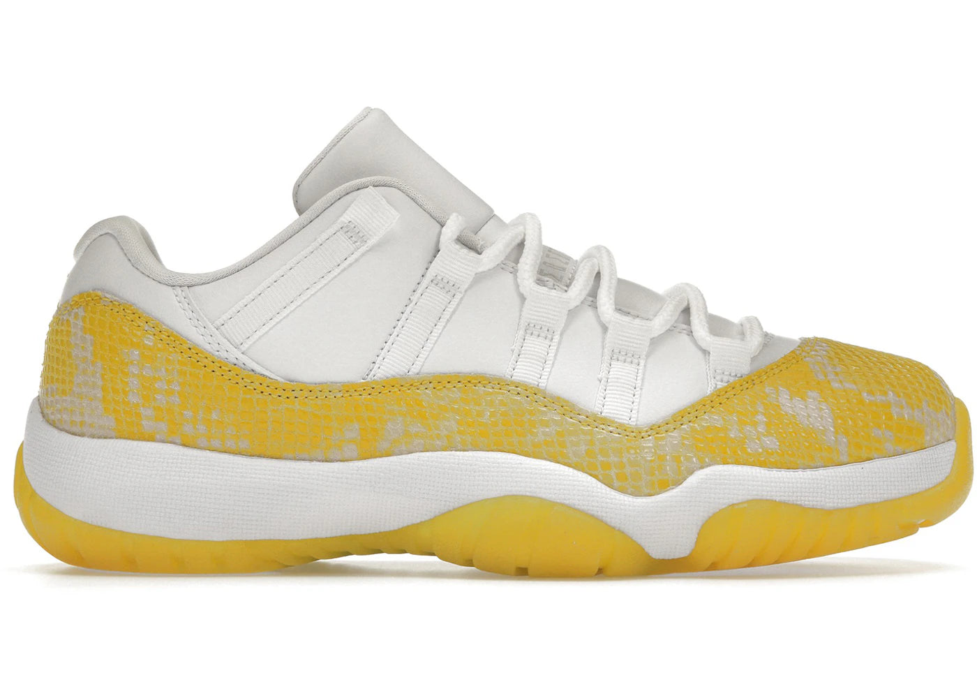 610841 Jordan 11 Retro Low Yellow Snakeskin (Women's)