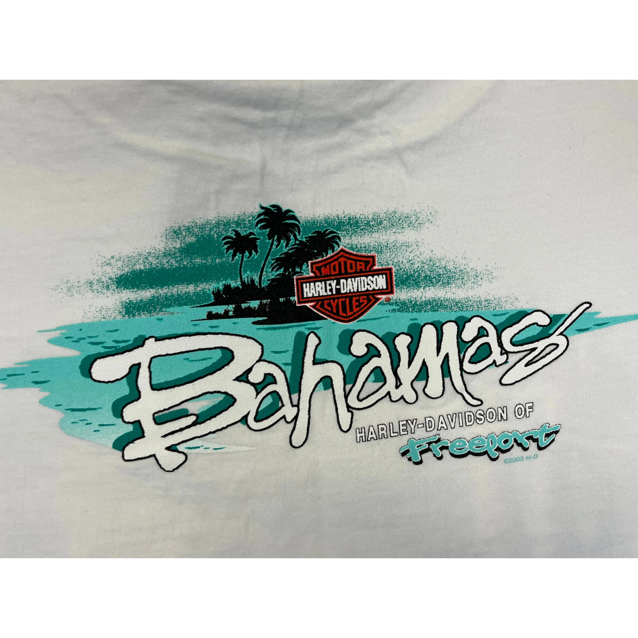 271338 (2005) Harley Davidson in the Bahamas Motorcycle T-Shirt