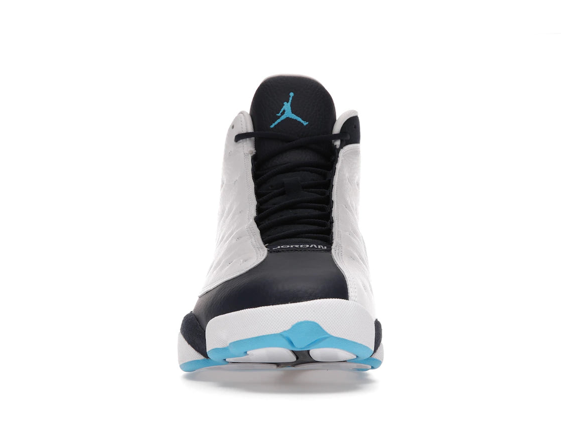 823520 Jordan 13 Retro Obsidian Powder Blue White