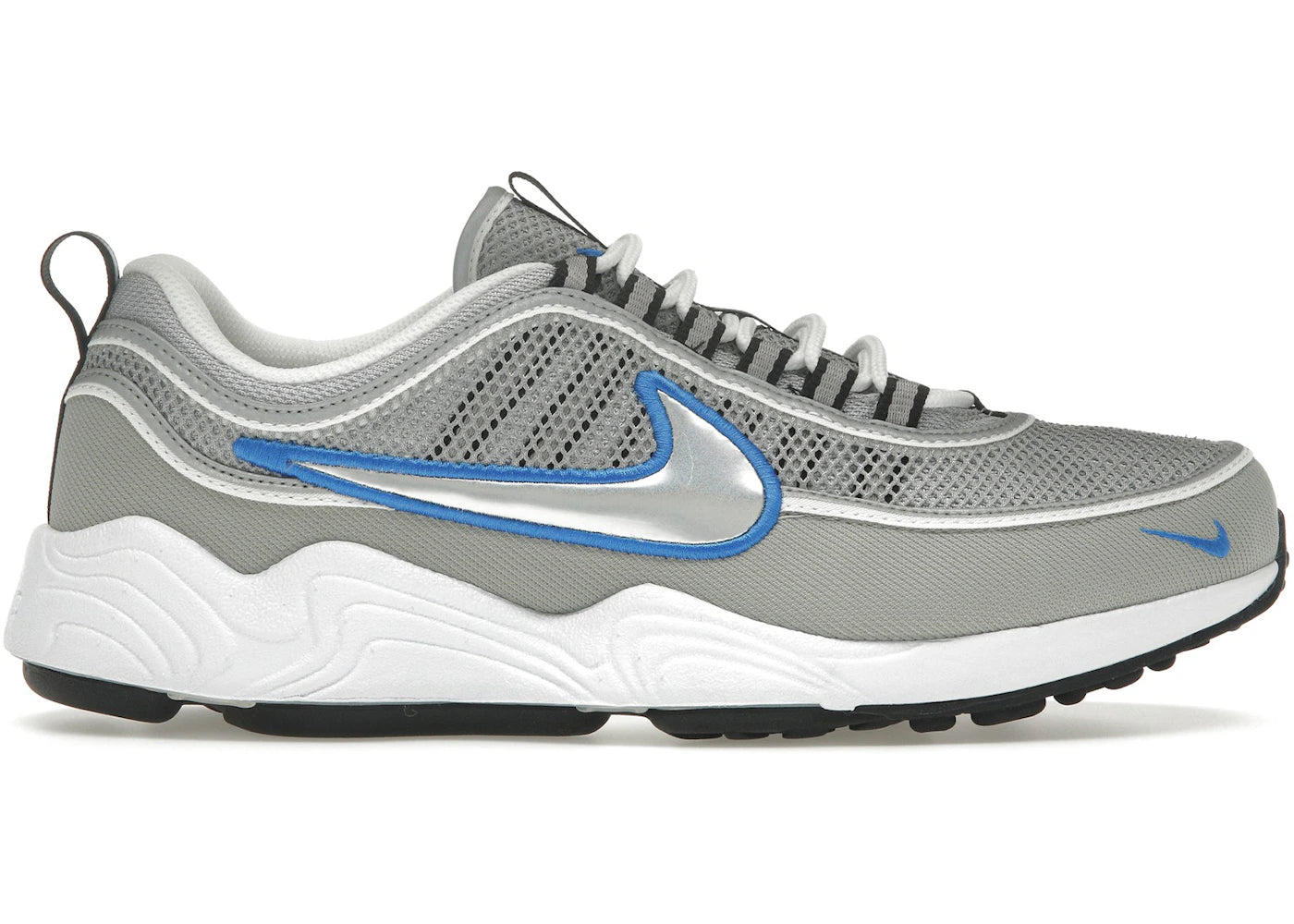 789373 Nike Air Zoom Spiridon SP Metallic Silver Blue